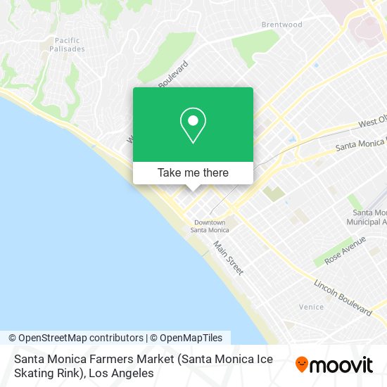 Santa Monica Farmers Market (Santa Monica Ice Skating Rink) map