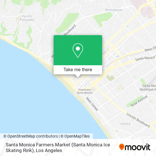 Santa Monica Farmers Market (Santa Monica Ice Skating Rink) map