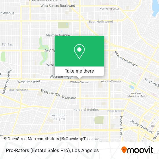 Pro-Raters (Estate Sales Pro) map