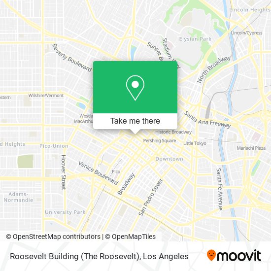 Mapa de Roosevelt Building (The Roosevelt)