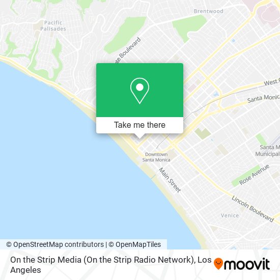 Mapa de On the Strip Media (On the Strip Radio Network)