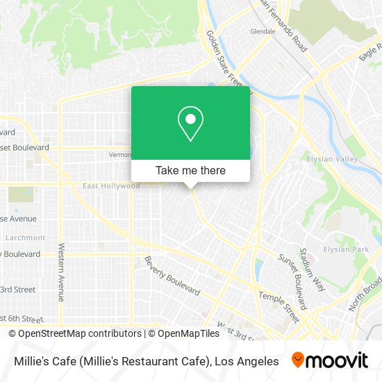 Millie's Cafe map