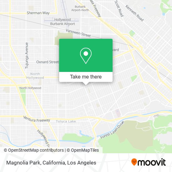 Mapa de Magnolia Park, California