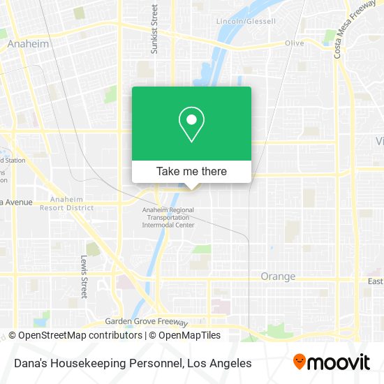 Dana's Housekeeping Personnel map