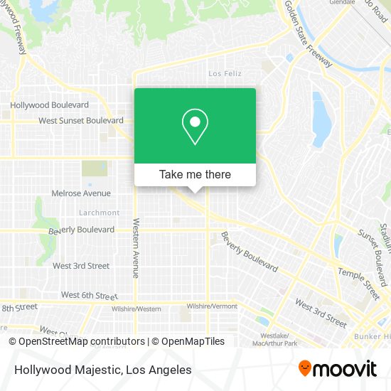 Hollywood Majestic map