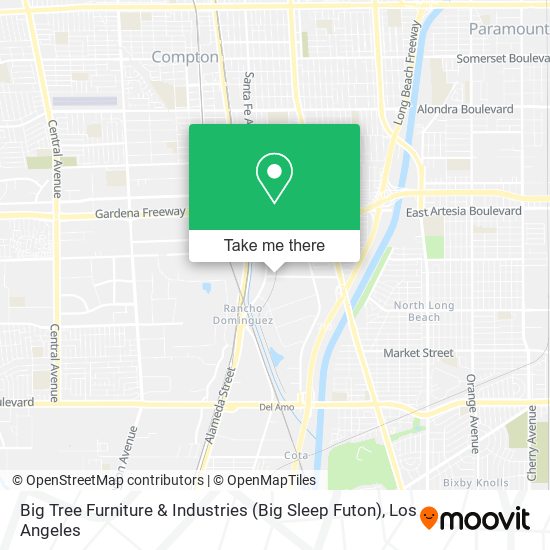 Mapa de Big Tree Furniture & Industries (Big Sleep Futon)