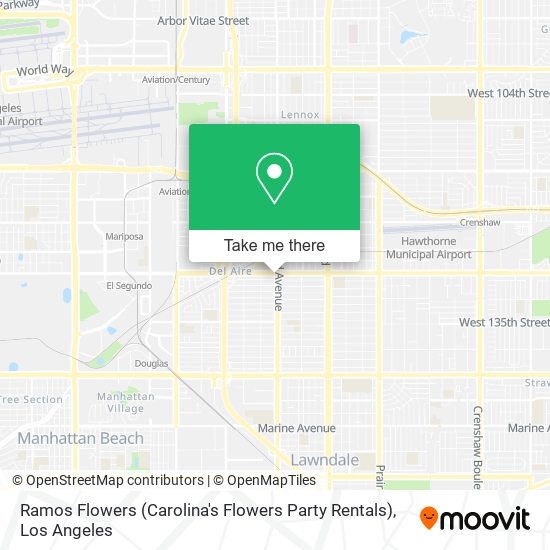 Mapa de Ramos Flowers (Carolina's Flowers Party Rentals)