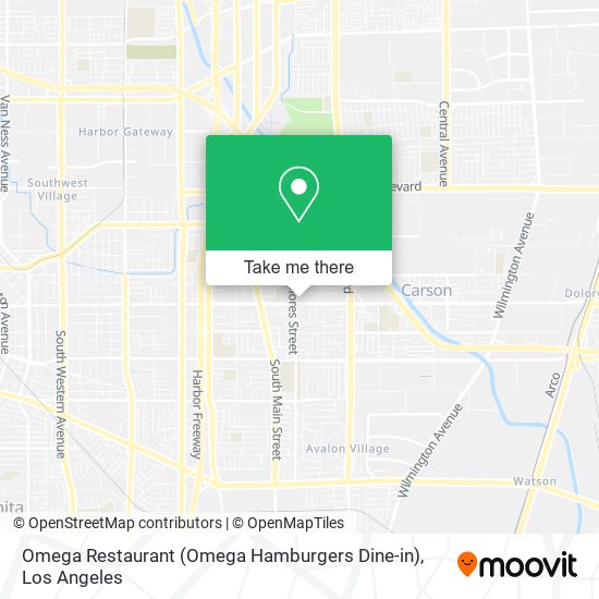 Omega Restaurant (Omega Hamburgers Dine-in) map