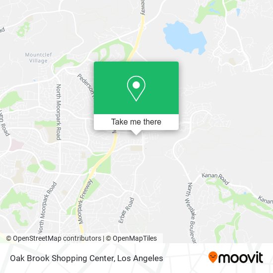 Oak Brook Shopping Center map
