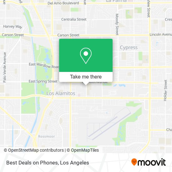 Best Deals on Phones map