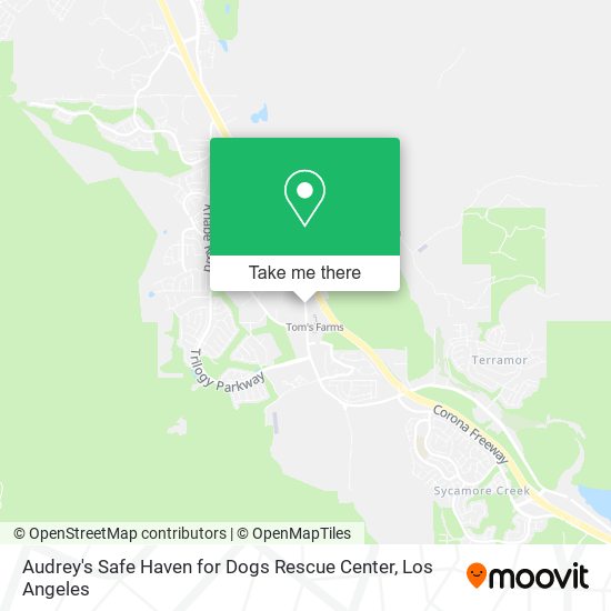 Audrey's Safe Haven for Dogs Rescue Center map