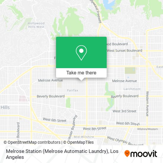 Mapa de Melrose Station (Melrose Automatic Laundry)