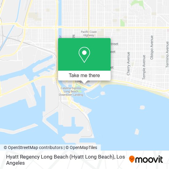 Hyatt Regency Long Beach map
