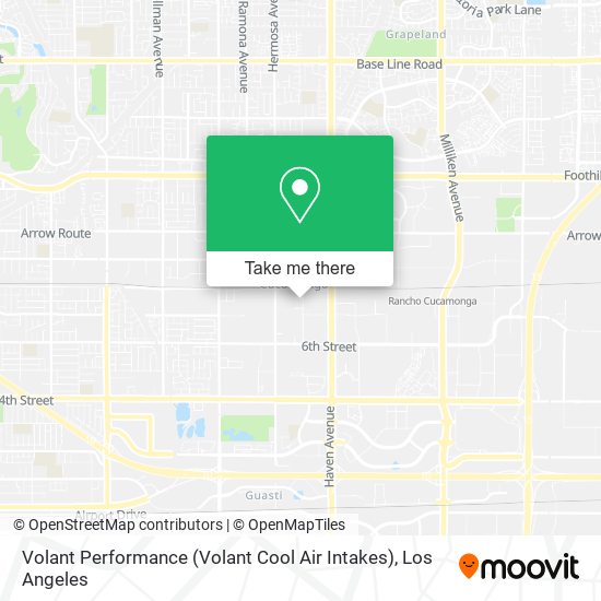 Volant Performance (Volant Cool Air Intakes) map