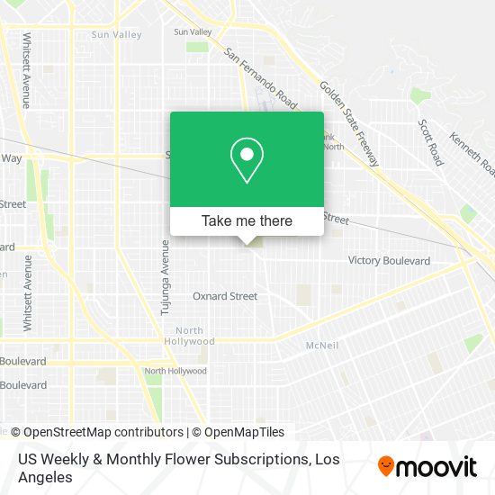 US Weekly & Monthly Flower Subscriptions map