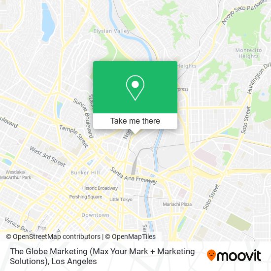 Mapa de The Globe Marketing (Max Your Mark + Marketing Solutions)