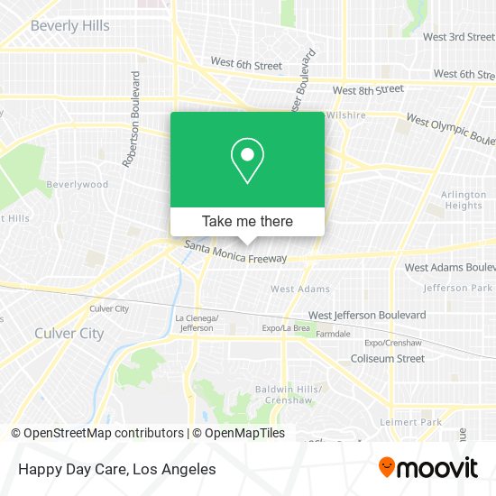 Happy Day Care map