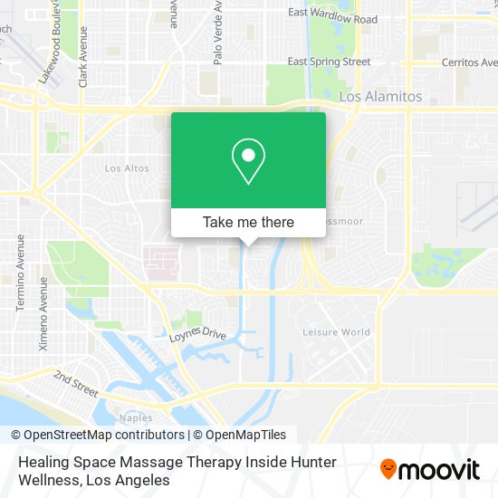 Mapa de Healing Space Massage Therapy Inside Hunter Wellness