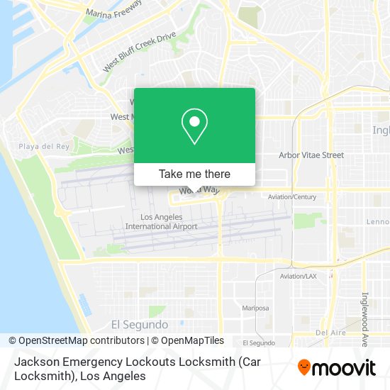 Jackson Emergency Lockouts Locksmith (Car Locksmith) map
