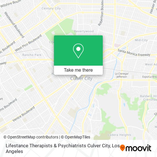 Lifestance Therapists & Psychiatrists Culver City map