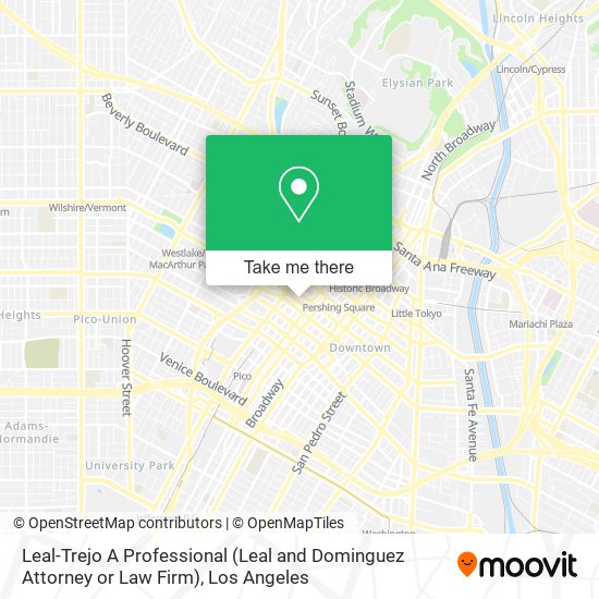 Mapa de Leal-Trejo A Professional (Leal and Dominguez Attorney or Law Firm)