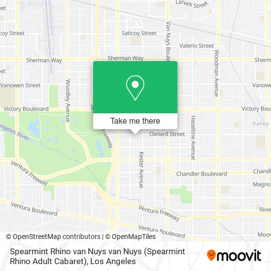 Spearmint Rhino van Nuys van Nuys (Spearmint Rhino Adult Cabaret) map