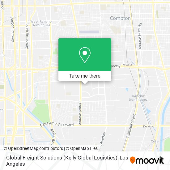 Mapa de Global Freight Solutions (Kelly Global Logistics)
