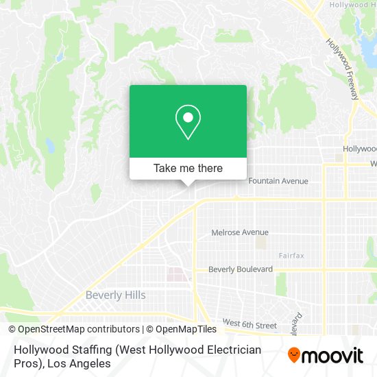 Hollywood Staffing (West Hollywood Electrician Pros) map