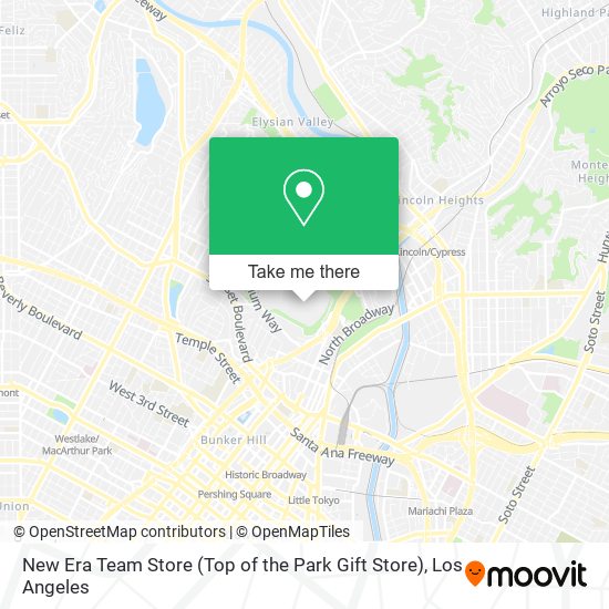 Mapa de New Era Team Store (Top of the Park Gift Store)