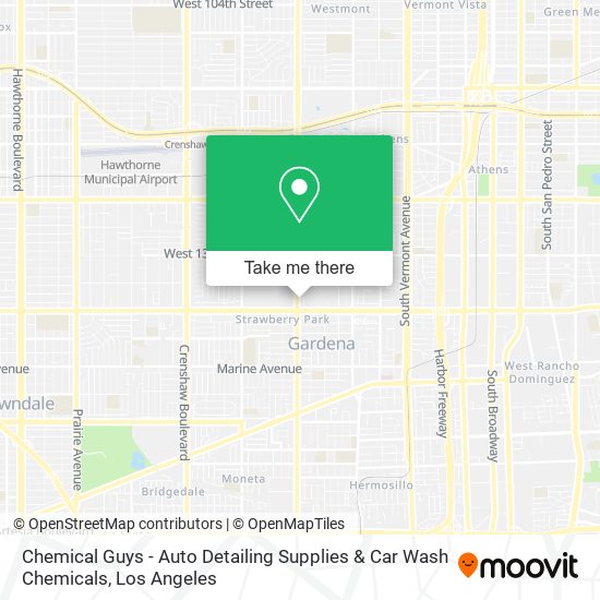 Mapa de Chemical Guys - Auto Detailing Supplies & Car Wash Chemicals