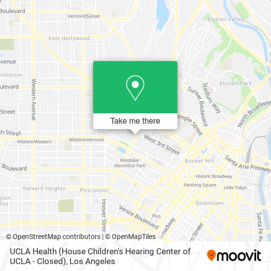 Mapa de UCLA Health (House Children's Hearing Center of UCLA - Closed)