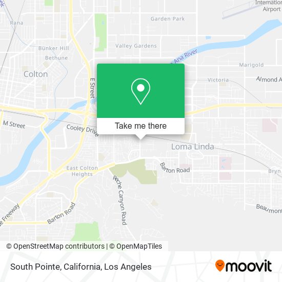 Mapa de South Pointe, California