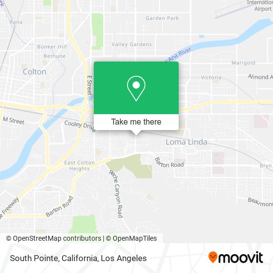 South Pointe, California map