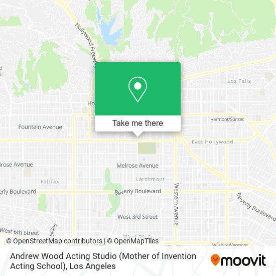 Mapa de Andrew Wood Acting Studio (Mother of Invention Acting School)