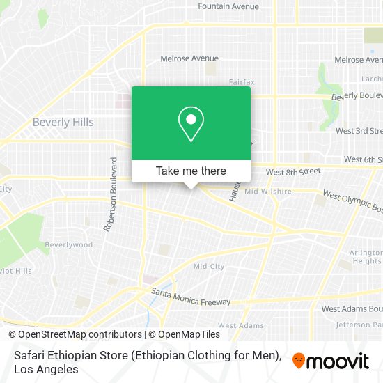 Safari Ethiopian Store (Ethiopian Clothing for Men) map