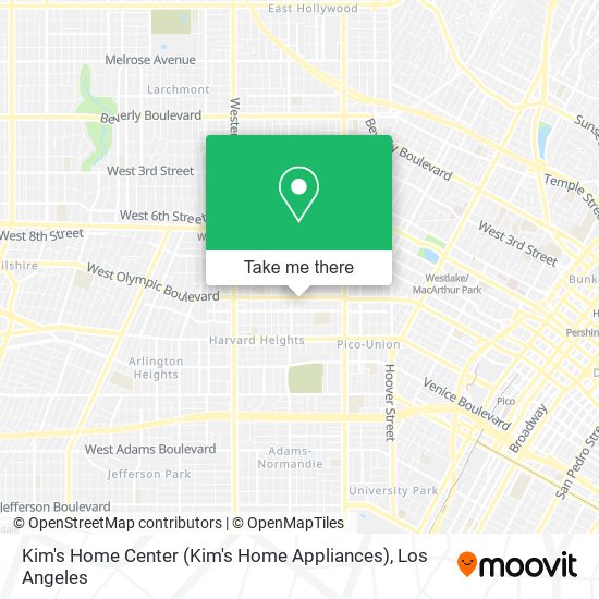 Kim's Home Center map