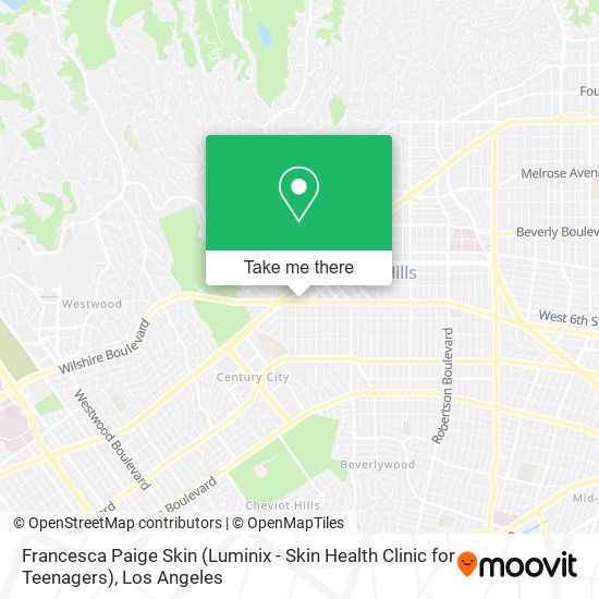 Francesca Paige Skin (Luminix - Skin Health Clinic for Teenagers) map