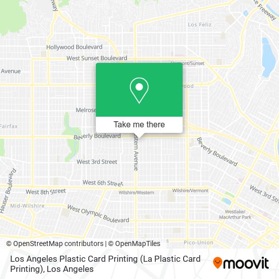 Los Angeles Plastic Card Printing (La Plastic Card Printing) map