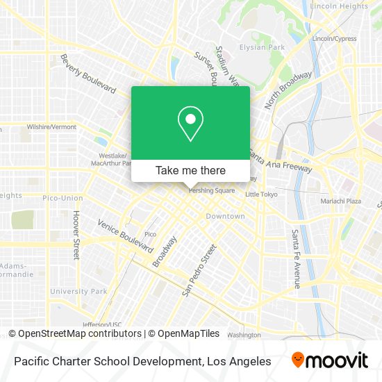 Pacific Charter School Development map