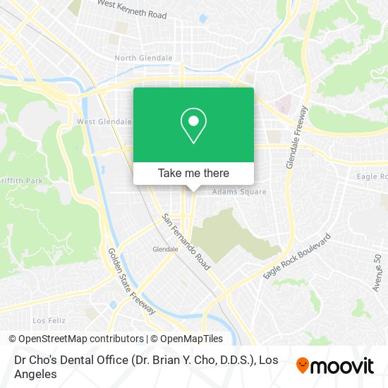 Dr Cho's Dental Office (Dr. Brian Y. Cho, D.D.S.) map