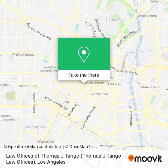 Law Offices of Thomas J Tarigo map