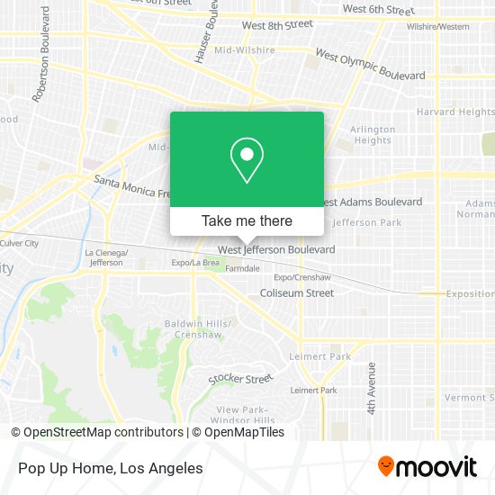 Pop Up Home map