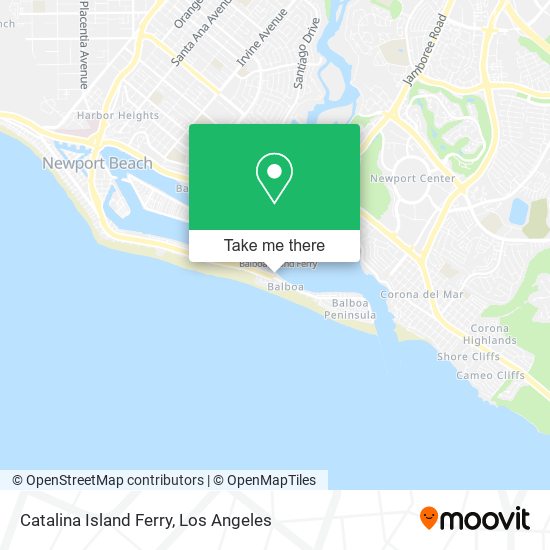 Mapa de Catalina Island Ferry