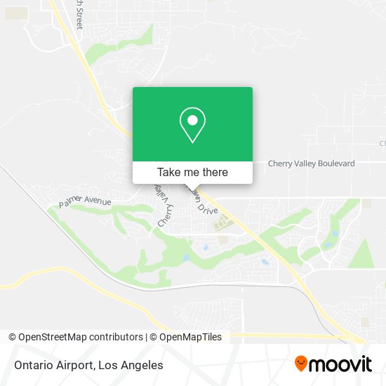 Mapa de Ontario Airport