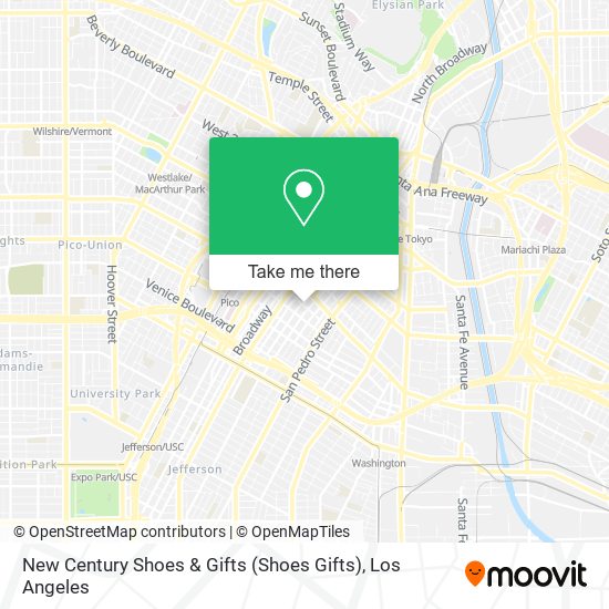New Century Shoes & Gifts (Shoes Gifts) map