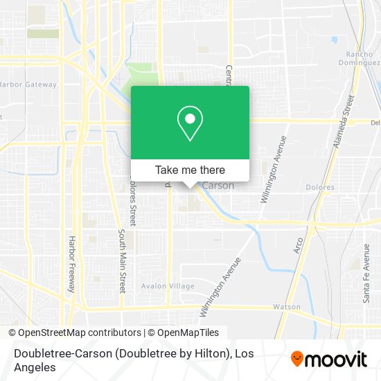 Doubletree-Carson (Doubletree by Hilton) map