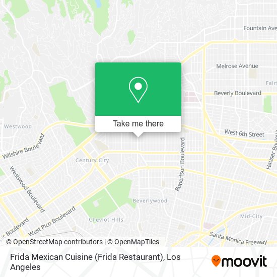 Mapa de Frida Mexican Cuisine (Frida Restaurant)