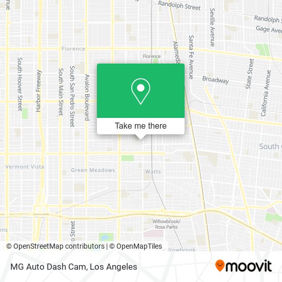 MG Auto Dash Cam map