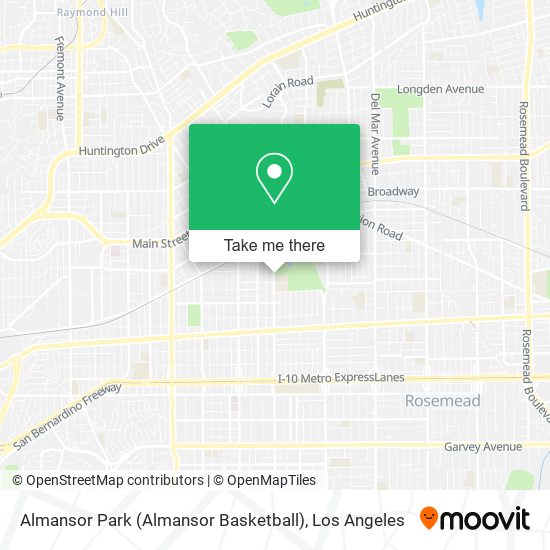 Mapa de Almansor Park (Almansor Basketball)