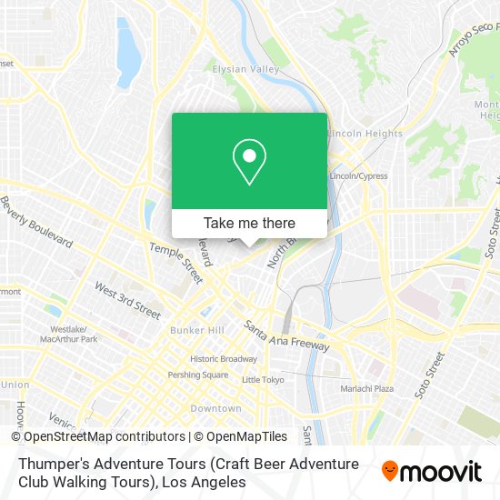 Thumper's Adventure Tours (Craft Beer Adventure Club Walking Tours) map